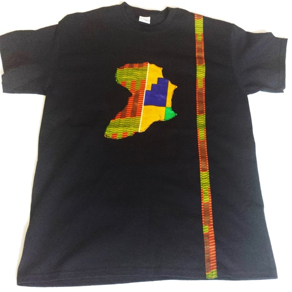Gildan shirts african print map kente ankara black tshirt poshmark